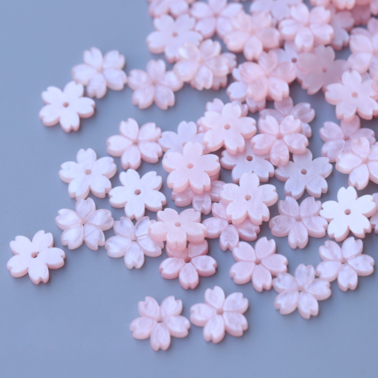 Jewelry Making Japan - 10-50pcs 12mm Resin Flower Petal Beads