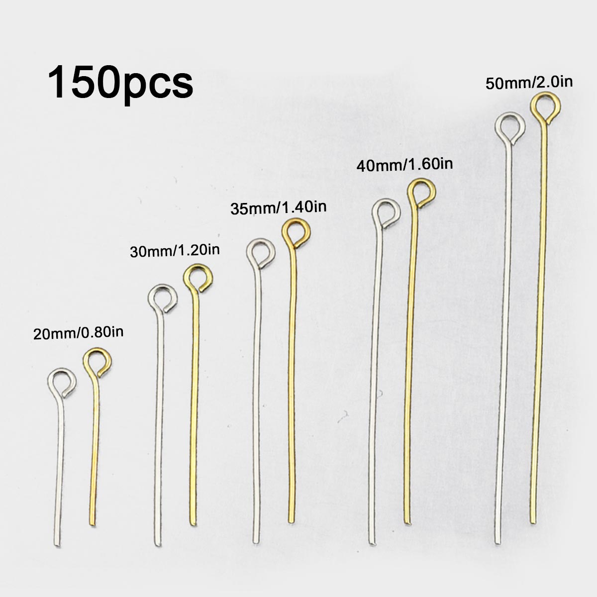 150pcs/Pack Metal 9-pin Steel  - огляд і ціна Jewelry Making Rivets