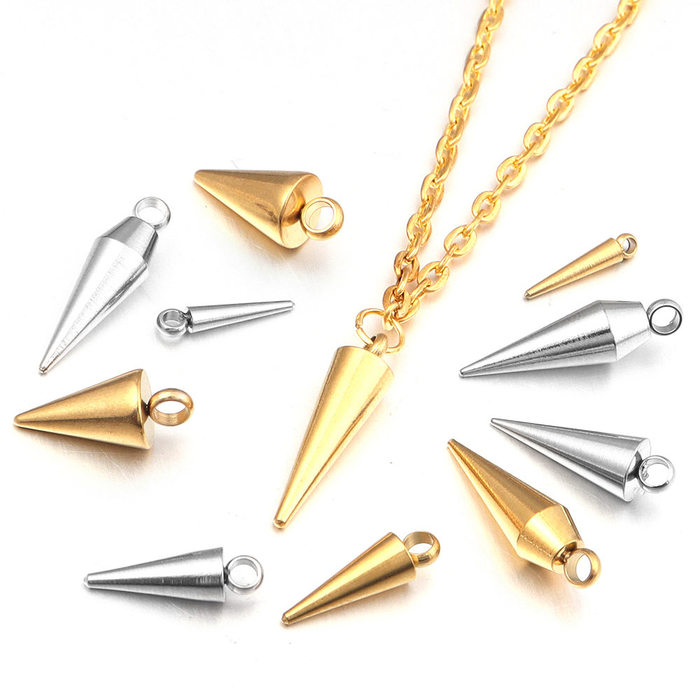 10PCS Stainless Steel Cone Cha - огляд і ціна Jewelry Making For Adults