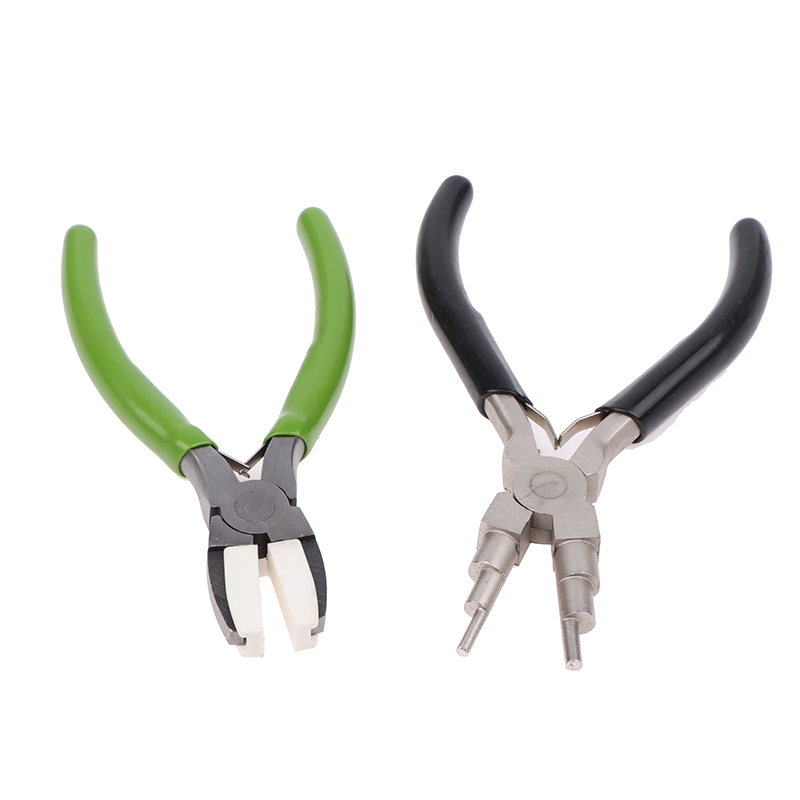 Green Flat Nose Pliers Black 6 - огляд і ціна Jewelry Making Loop Pliers