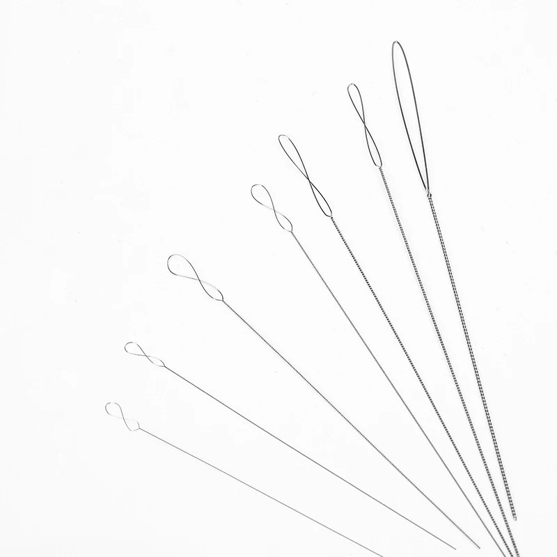 7pcs Soft Twisted Wire Needles - огляд і ціна Knotting Cord Silk
