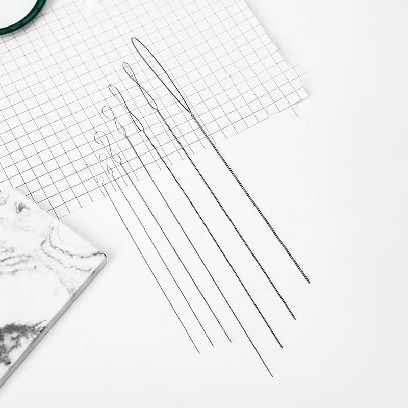7pcs Soft Twisted Wire Needles - огляд і ціна Knotting Cord Silk