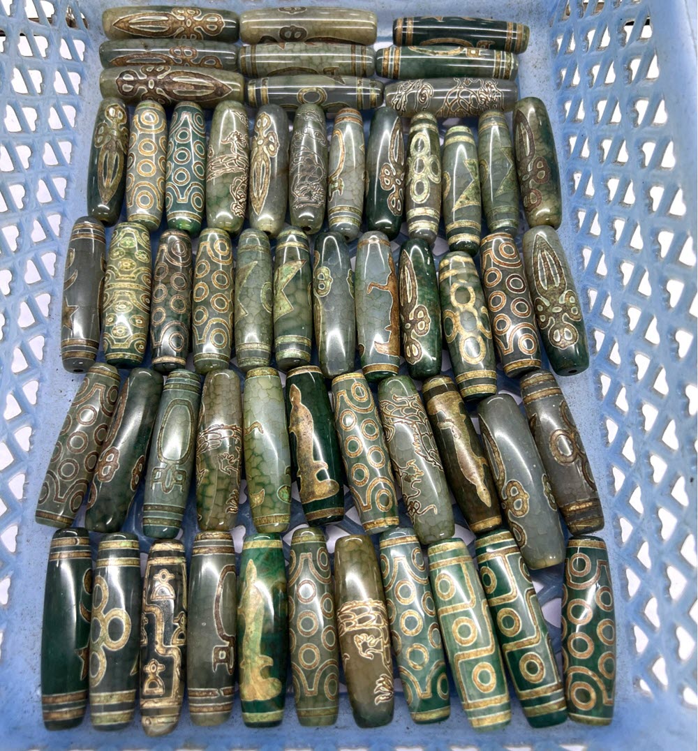 60mm Green Tibentan Dzi Beads  - огляд і ціна Jewelry Making Store