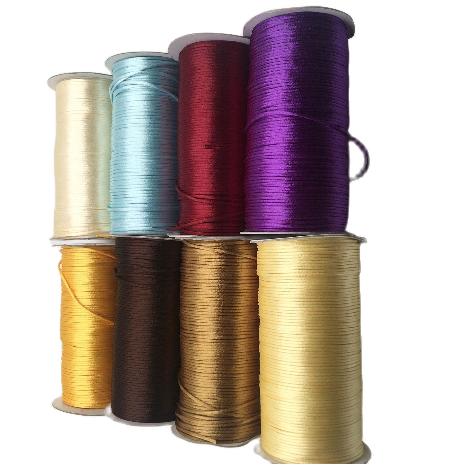 2mm Braided Macrame Silk Macra - огляд і ціна Knotting Cord Silk