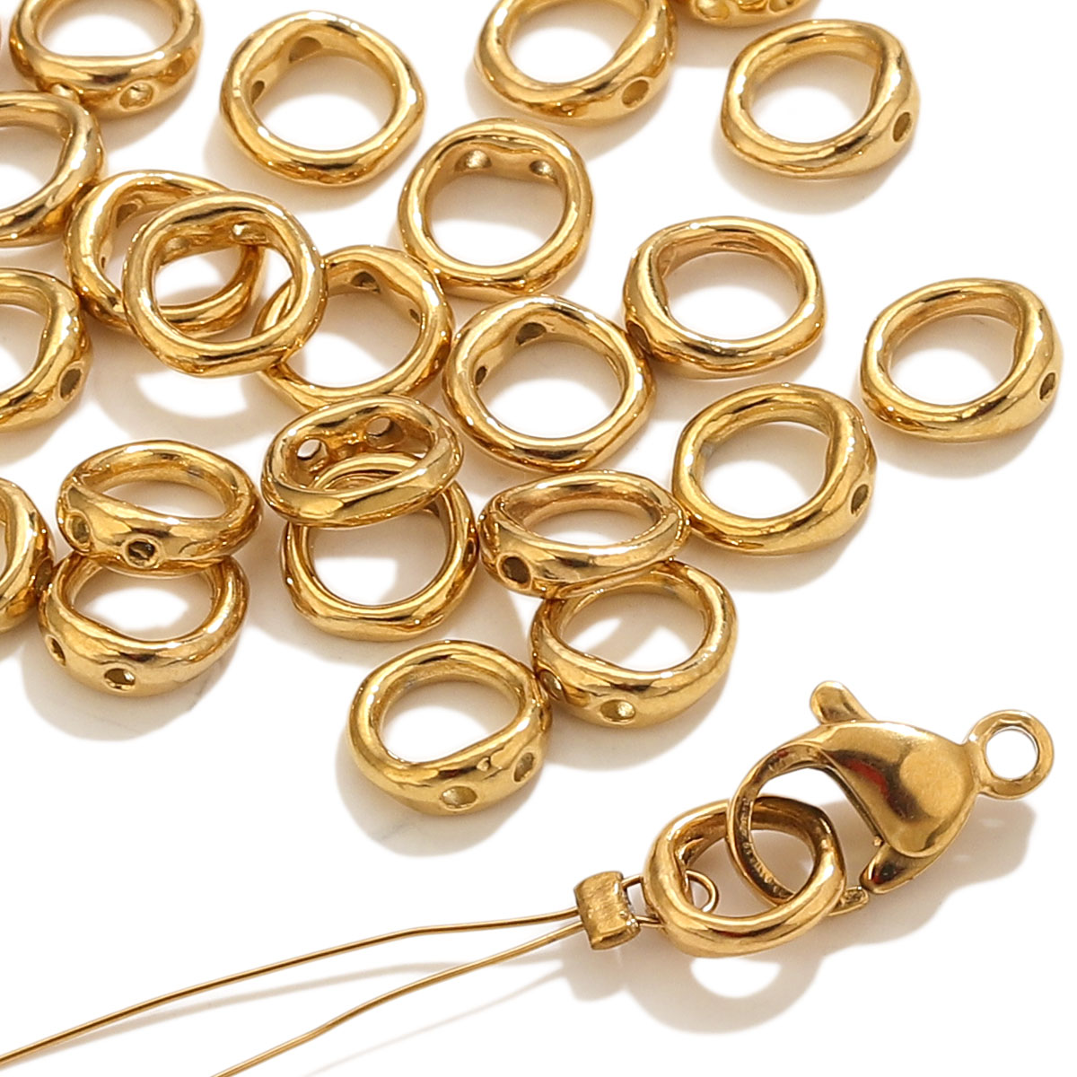 20pcs Stainless Steel Clasps E - огляд і ціна Jewelry Making Basics