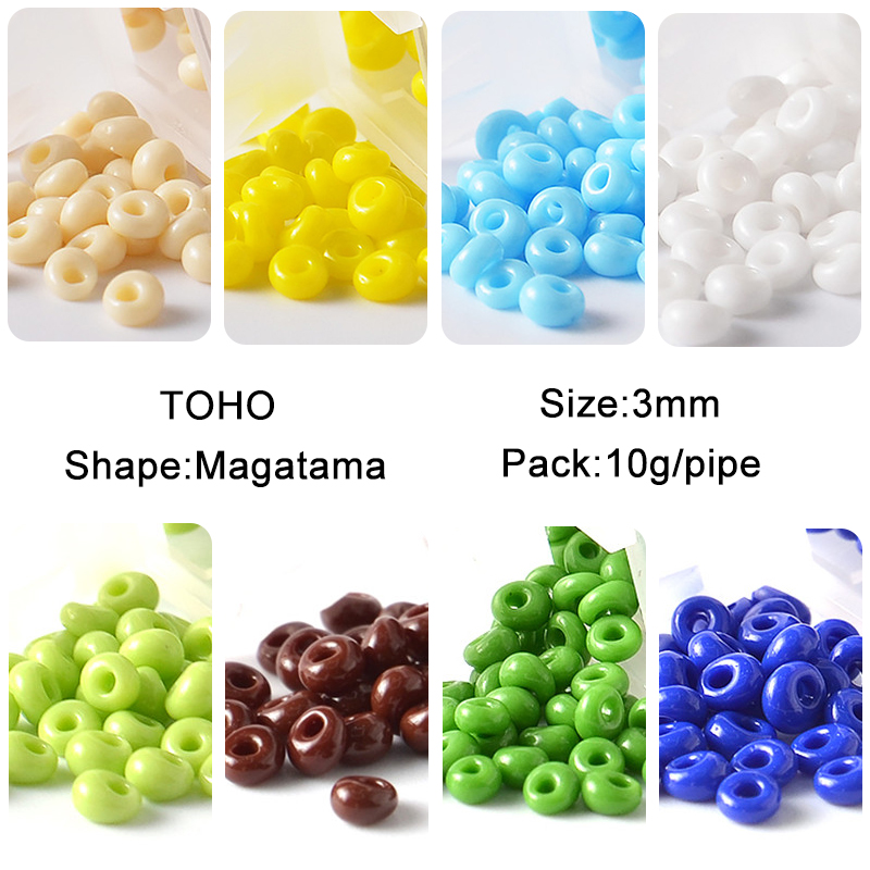 3mm Japan TOHO Beads Magatama  - огляд і ціна Jewelry Making Japan