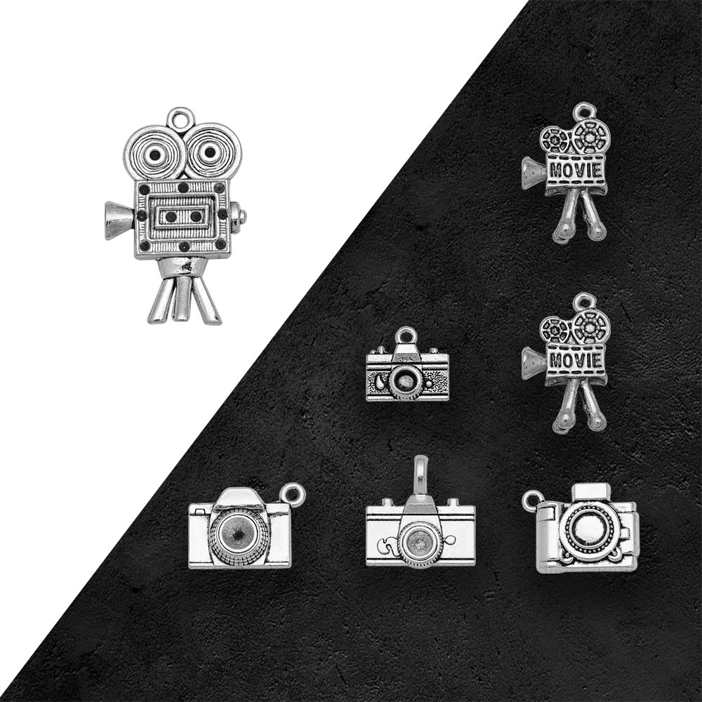 Antique Silver Plated Camera V - огляд і ціна Jewelry Making Videos