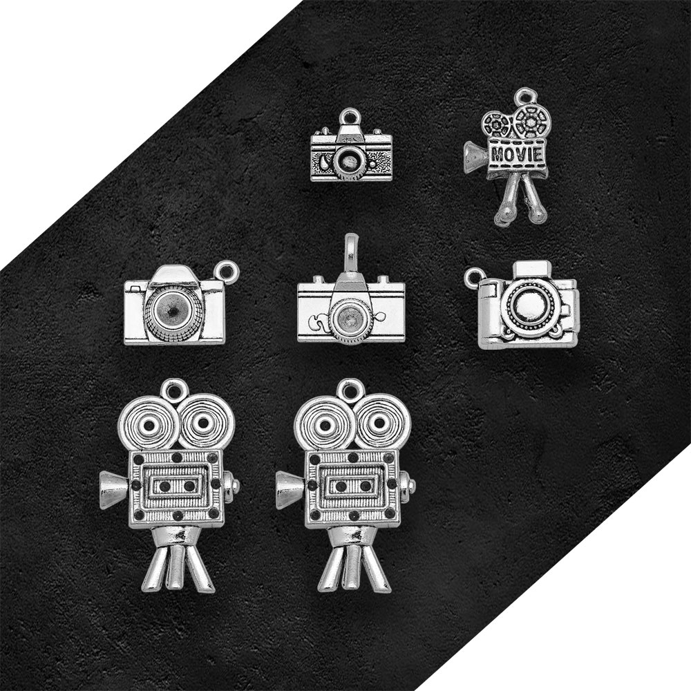 Antique Silver Plated Camera V - огляд і ціна Jewelry Making Videos