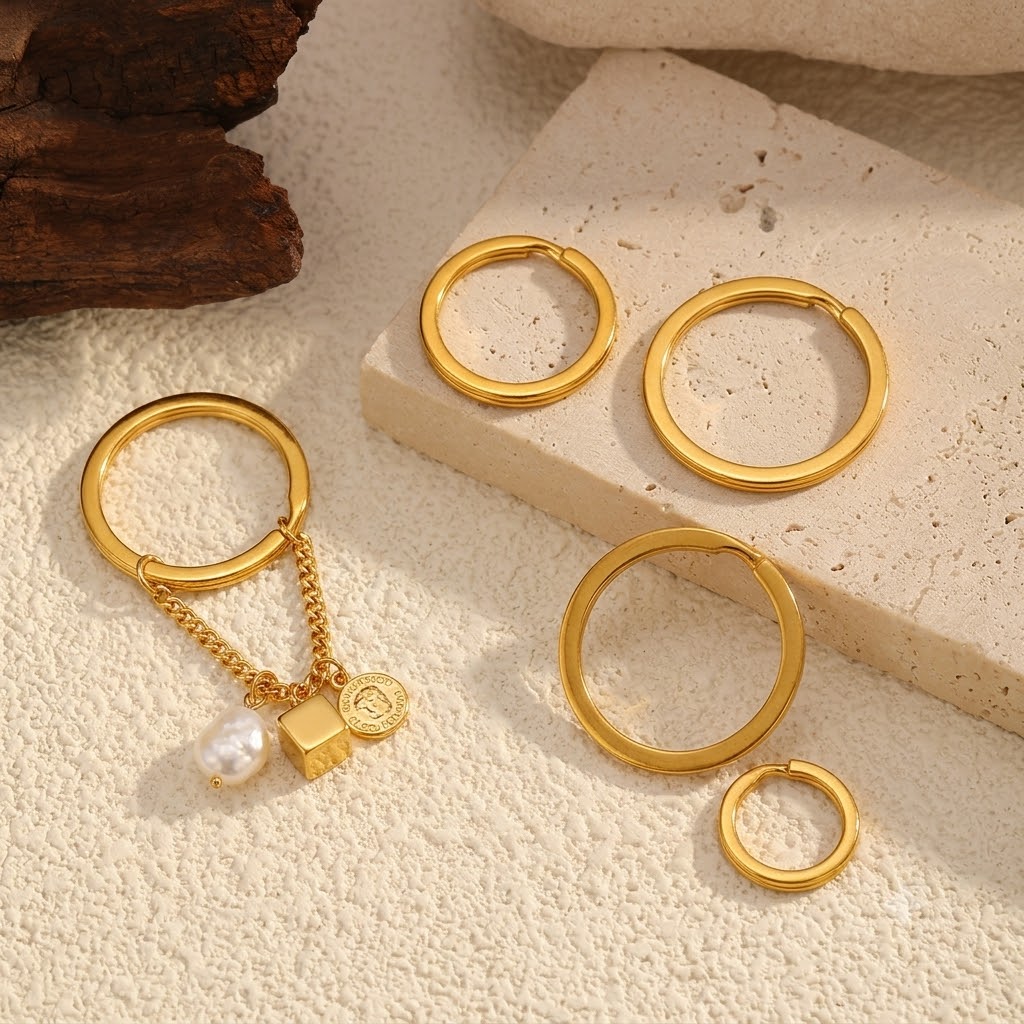10pcs Stainless Steel 15-32mm  - огляд і ціна Jewelry Making Rings