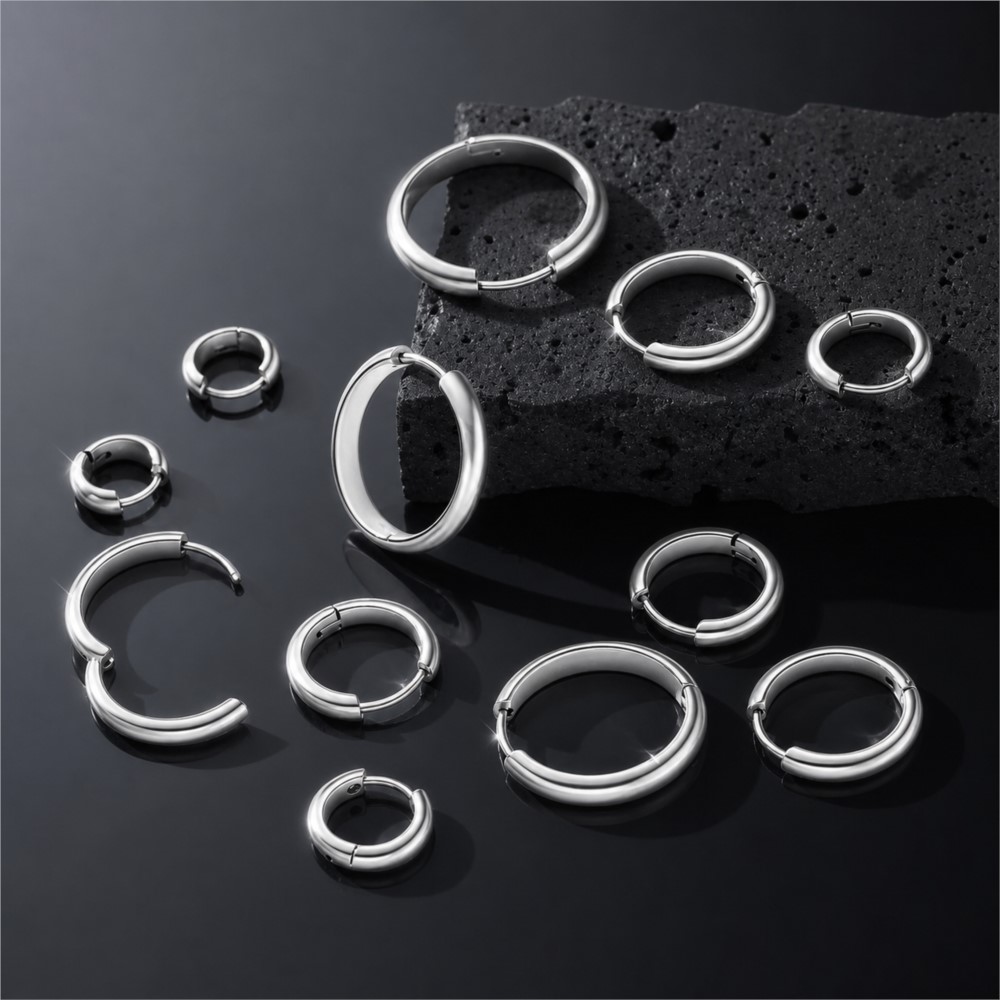 4Pcs Stainless Steel Round Hoo - огляд і ціна Jewelry Making Charms