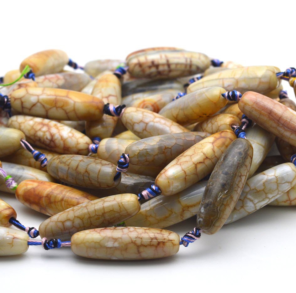 Natural Stone Colourful Big Ag - огляд і ціна Jewelry Making Store