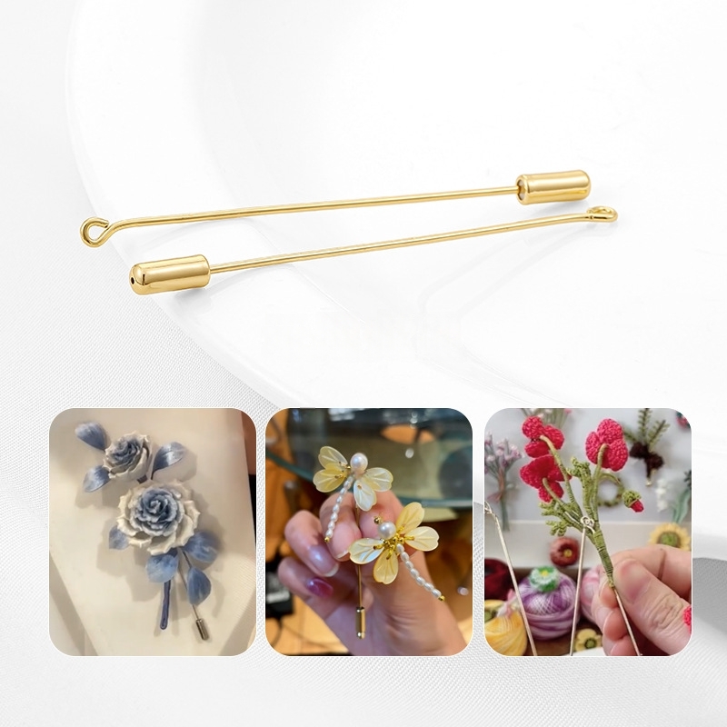 20Pcs Metal Brooch Stick Pins  - огляд і ціна Jewelry Making Rivets