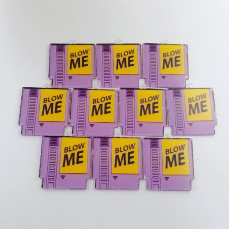 10pcs acrylic video game conso - огляд і ціна Jewelry Making Videos