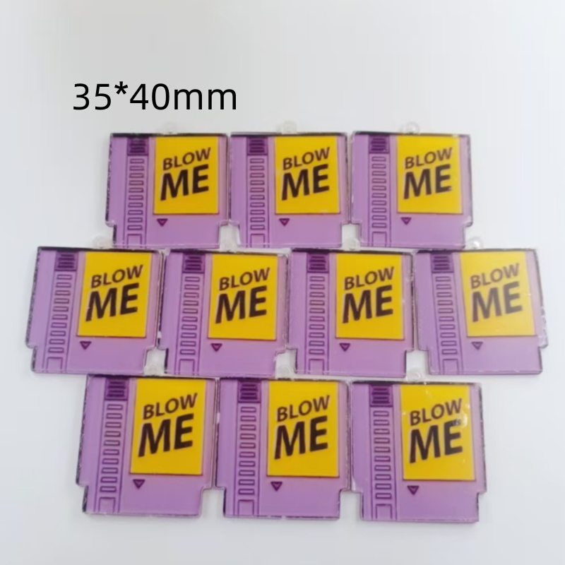 10pcs acrylic video game conso - огляд і ціна Jewelry Making Videos