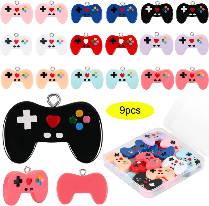 9 Pcs Video Game Controller Ch - огляд і ціна Jewelry Making Videos