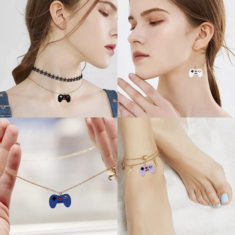 9 Pcs Video Game Controller Ch - огляд і ціна Jewelry Making Videos