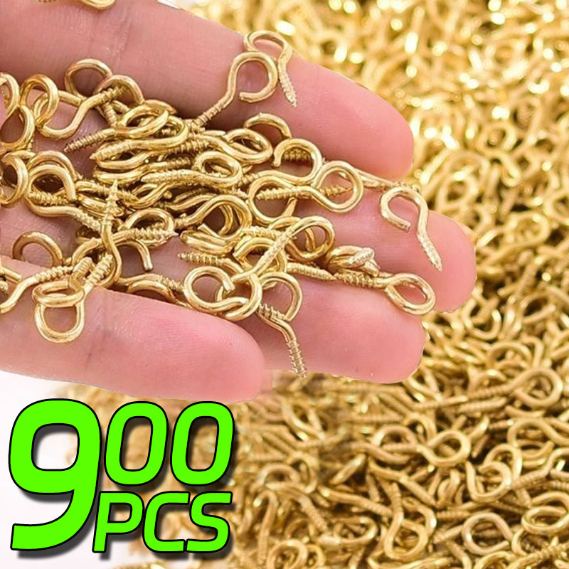8/10mm Mini Screw Eye Pins Met - огляд і ціна Jewelry Making Rivets