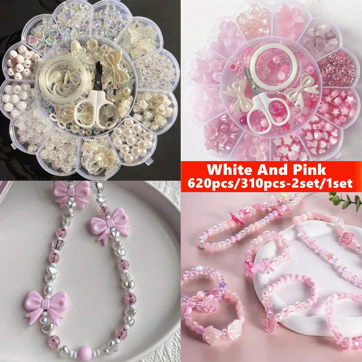 2Set/1Set 13 Grids Acrylic Flo - огляд і ціна Jewelry Making For Adults