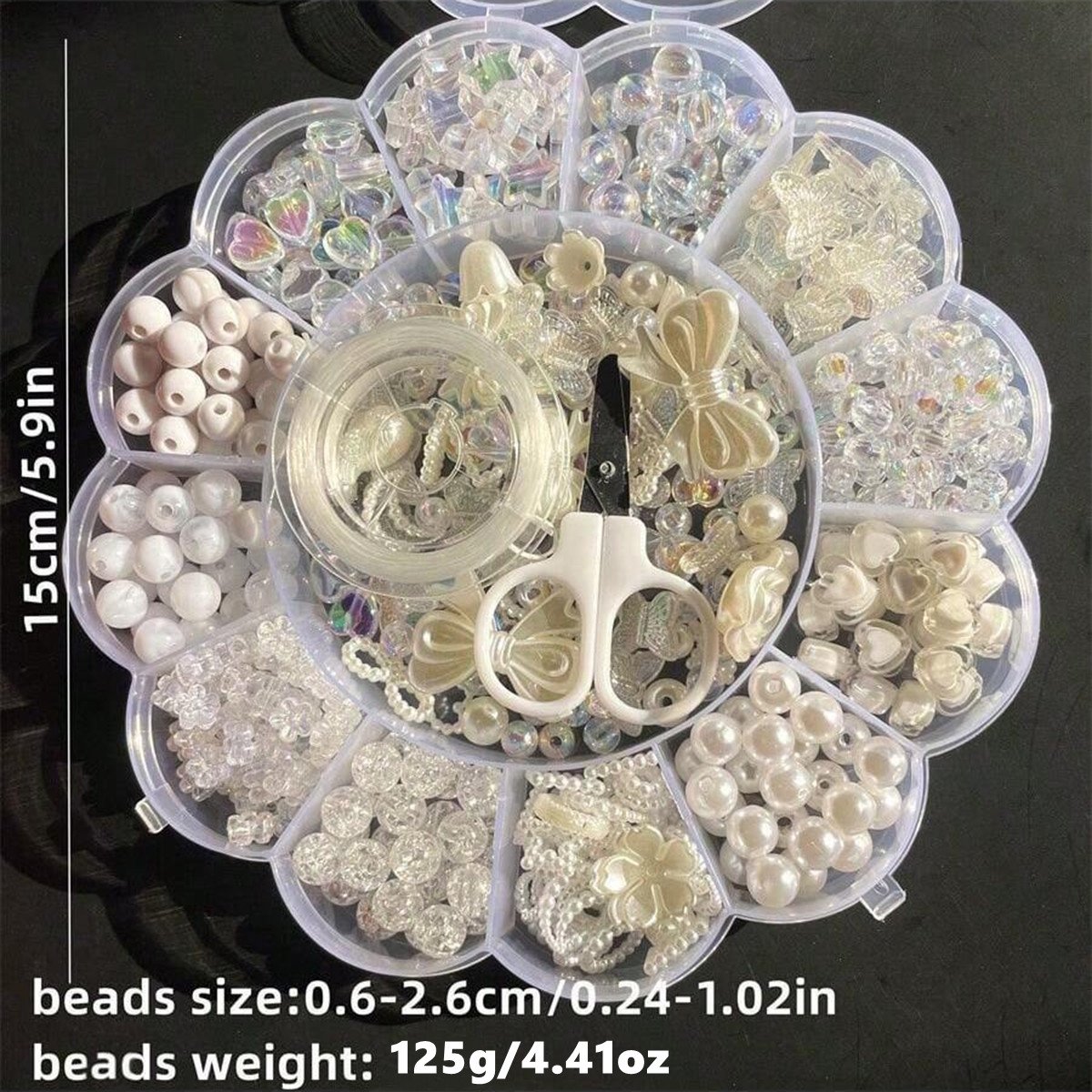 2Set/1Set 13 Grids Acrylic Flo - огляд і ціна Jewelry Making For Adults
