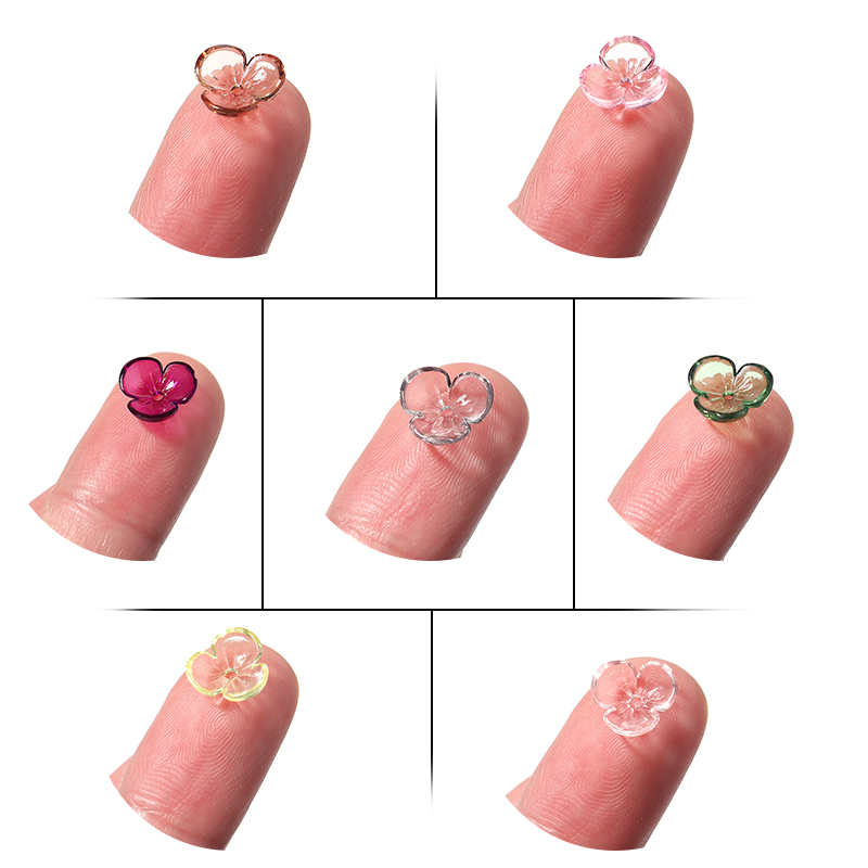 20pcs/lot Transparent Resin Pe - огляд і ціна Bead Cap Flower
