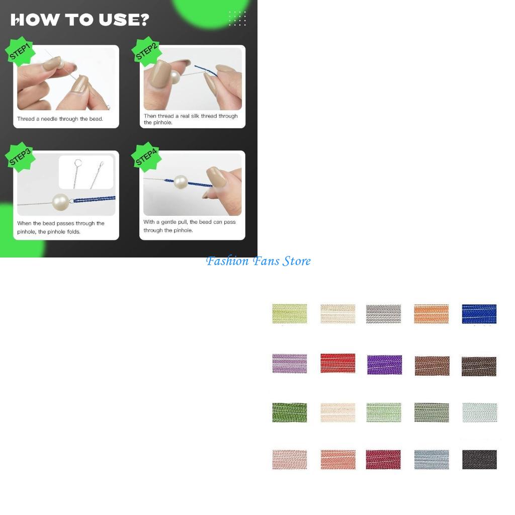 Natural Silk Beading Cord for  - огляд і ціна Knotting Cord Silk