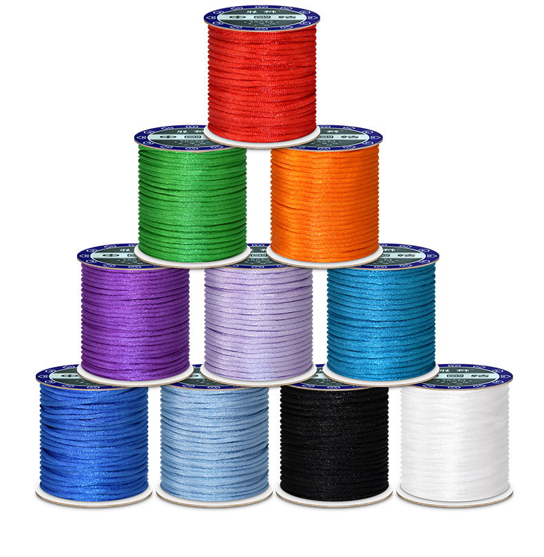 1.5mm 2mm 2.5mm Nylon Cotton B - огляд і ціна Knotting Cord Silk