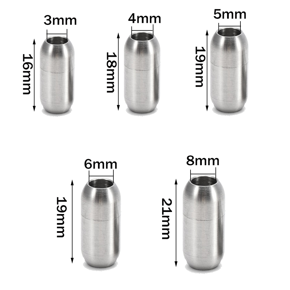 2pcs Stainless Steel Magnetic  - огляд і ціна Jewelry Making For Adults
