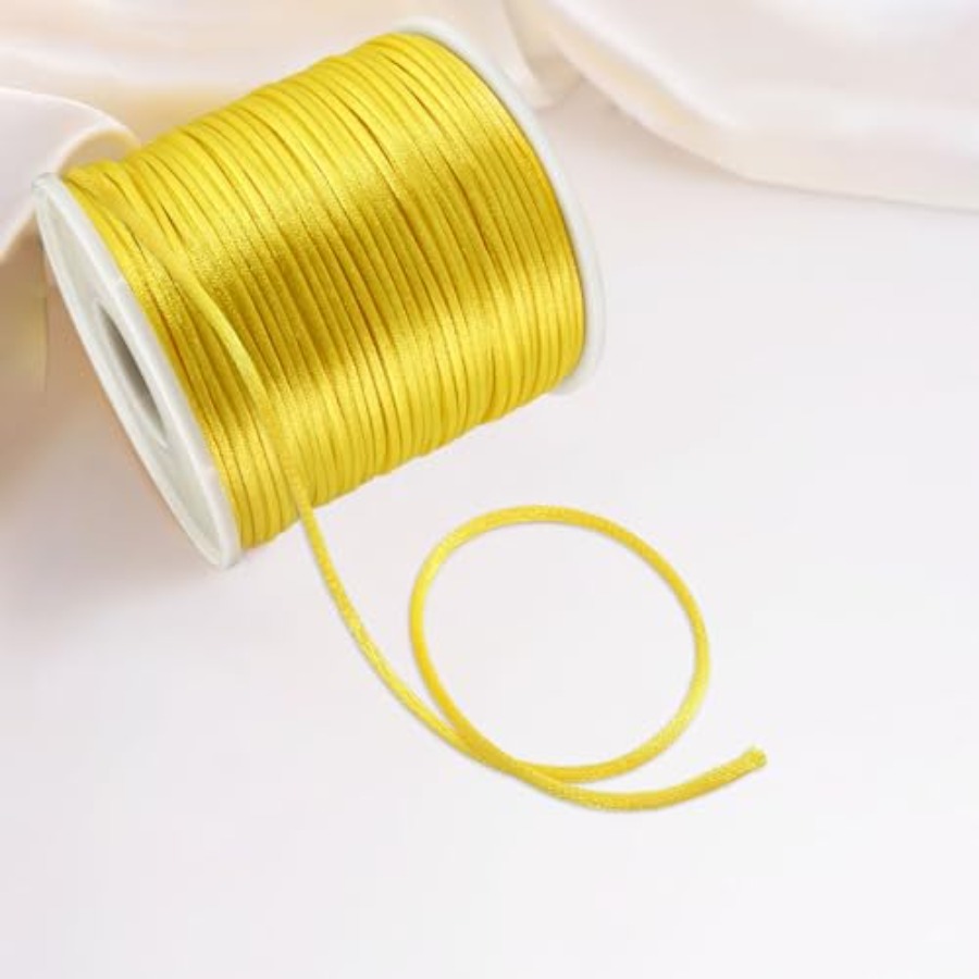 Nylon Satin Cord 1mm Rattail - - огляд і ціна Knotting Cord Silk