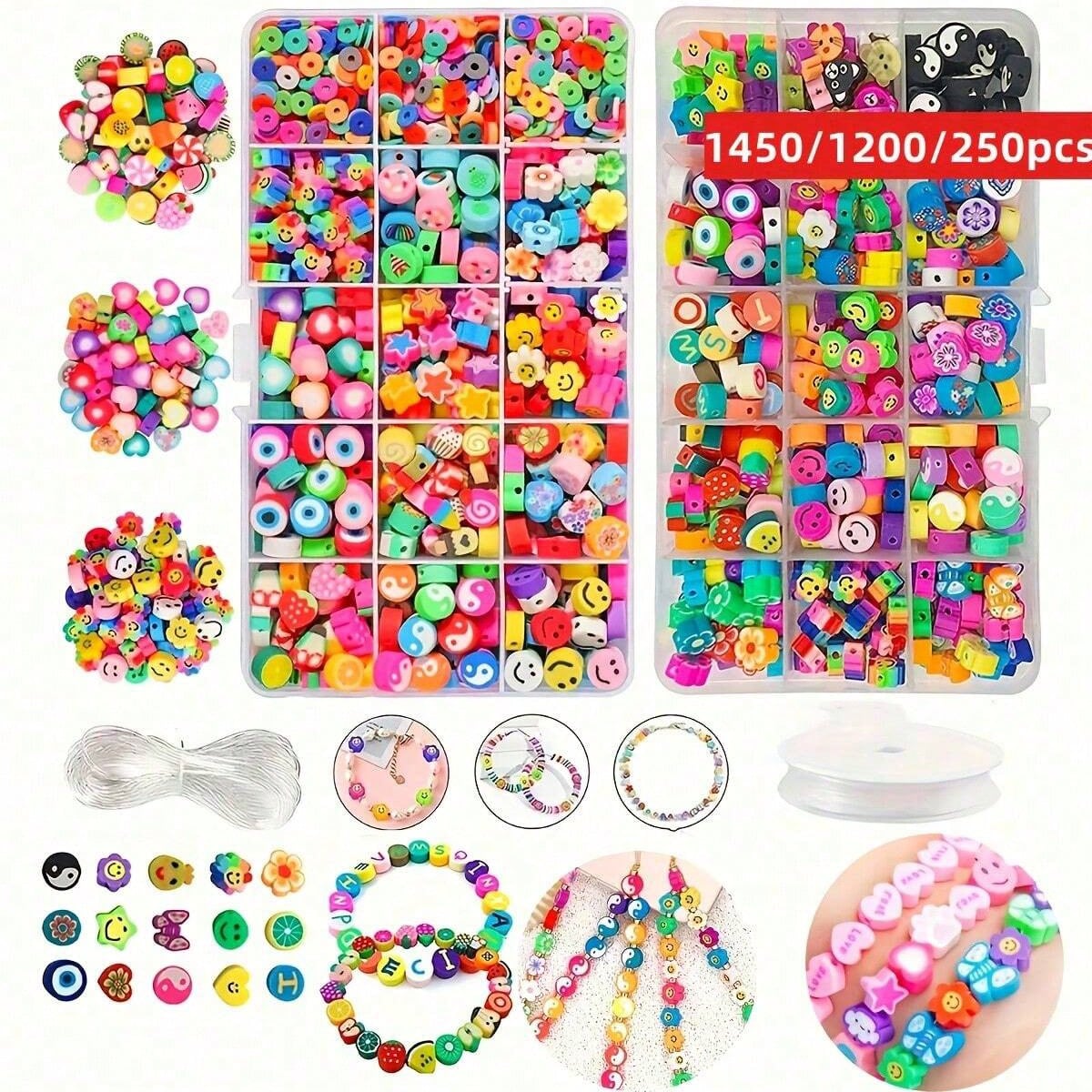 1450/1200/250pcs Polymer Clay  - огляд і ціна Jewelry Making For Adults