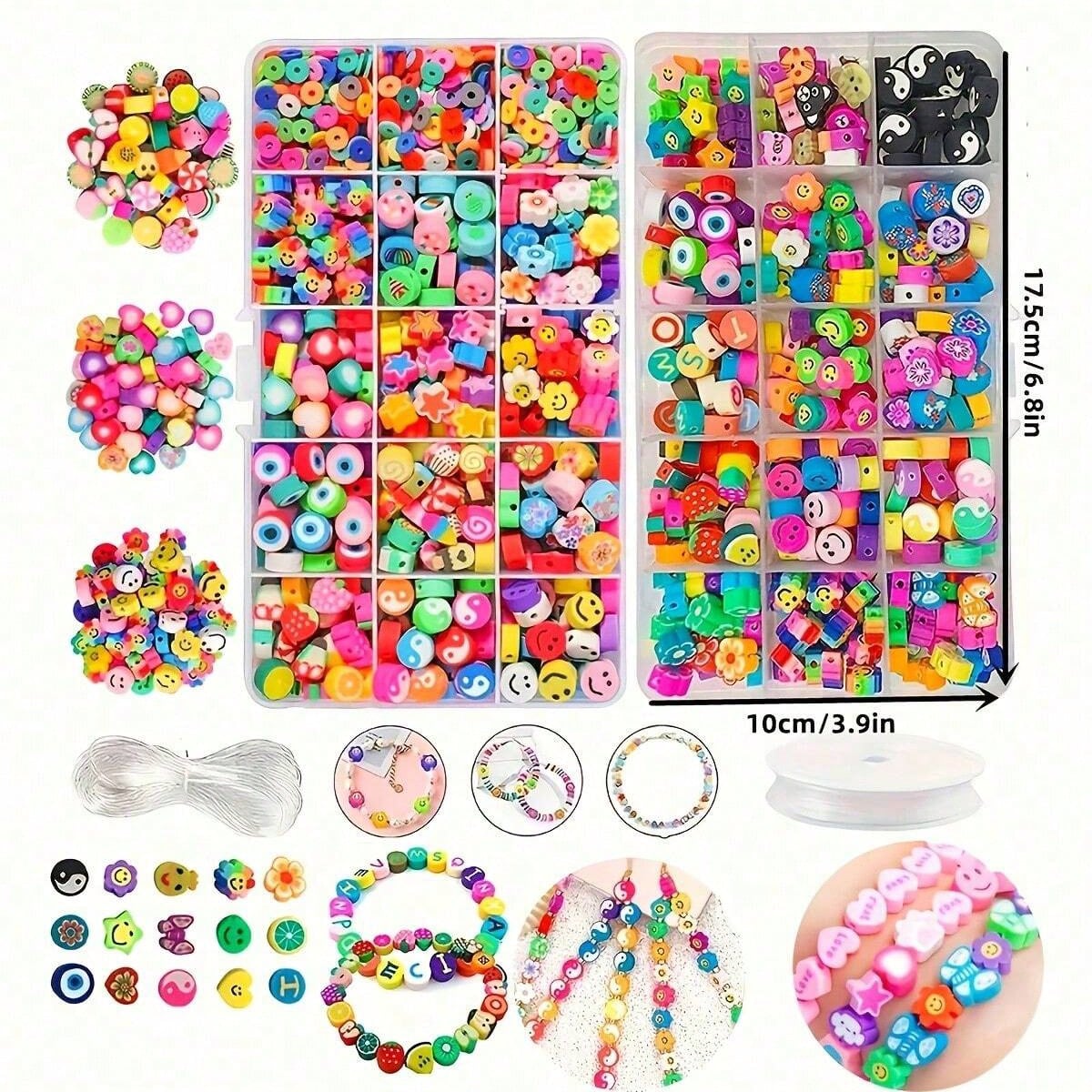 1450/1200/250pcs Polymer Clay  - огляд і ціна Jewelry Making For Adults