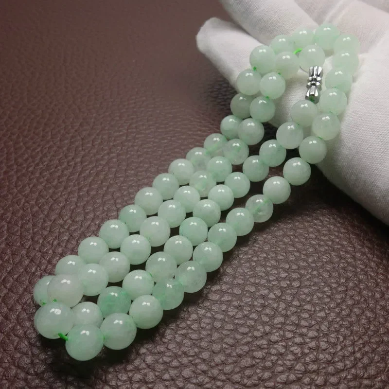8-10mm Green A Emerald Beads N - огляд і ціна Jewelry Making Charms