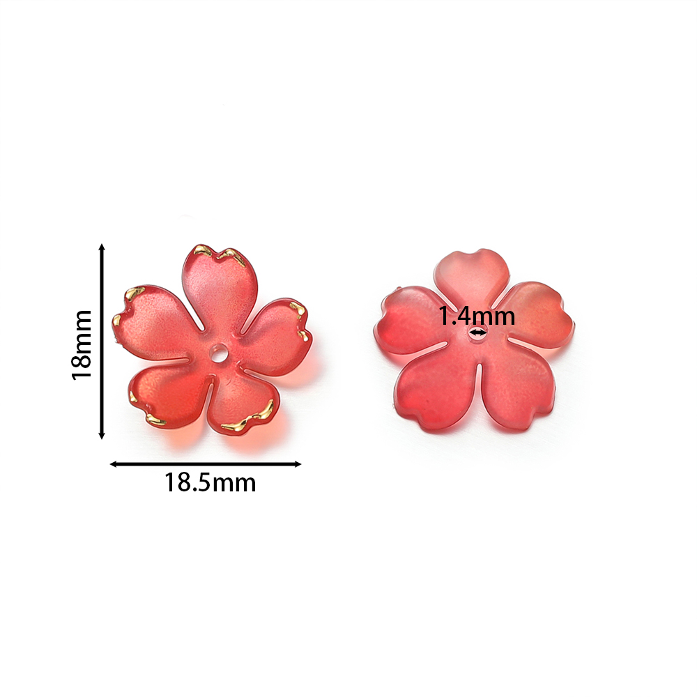 50pcs Cherry Blossoms Acrylic  - огляд і ціна Jewelry Making Japan