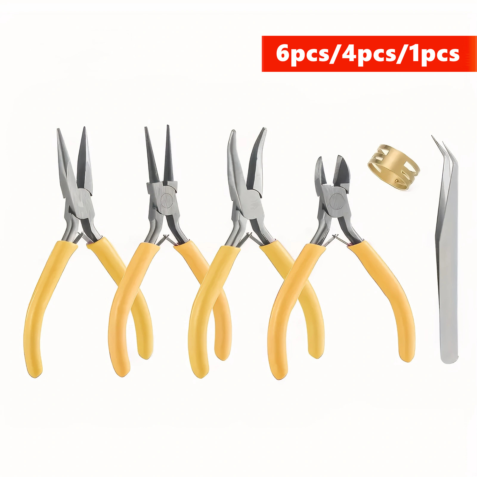 6/4/1pcs Yellow Jewelry Making - огляд і ціна Jewelry Making Loop Pliers