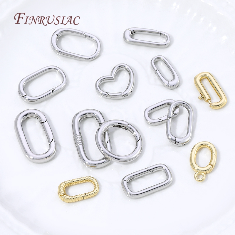 18K Gold Plated Oval Spring Ri - огляд і ціна Jewelry Making Rings