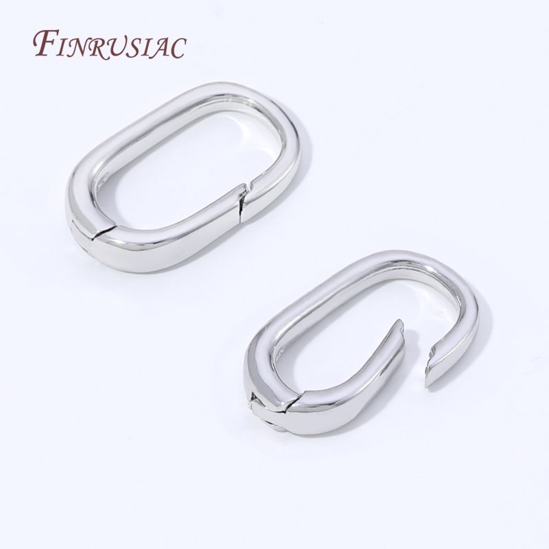 18K Gold Plated Oval Spring Ri - огляд і ціна Jewelry Making Rings