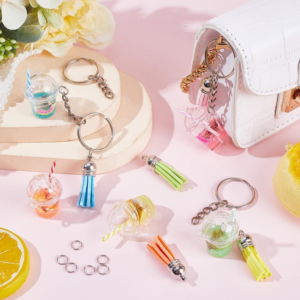 35Pcs DIY 5 Sets Bubble Tea Ke - огляд і ціна Jewelry Making Charms