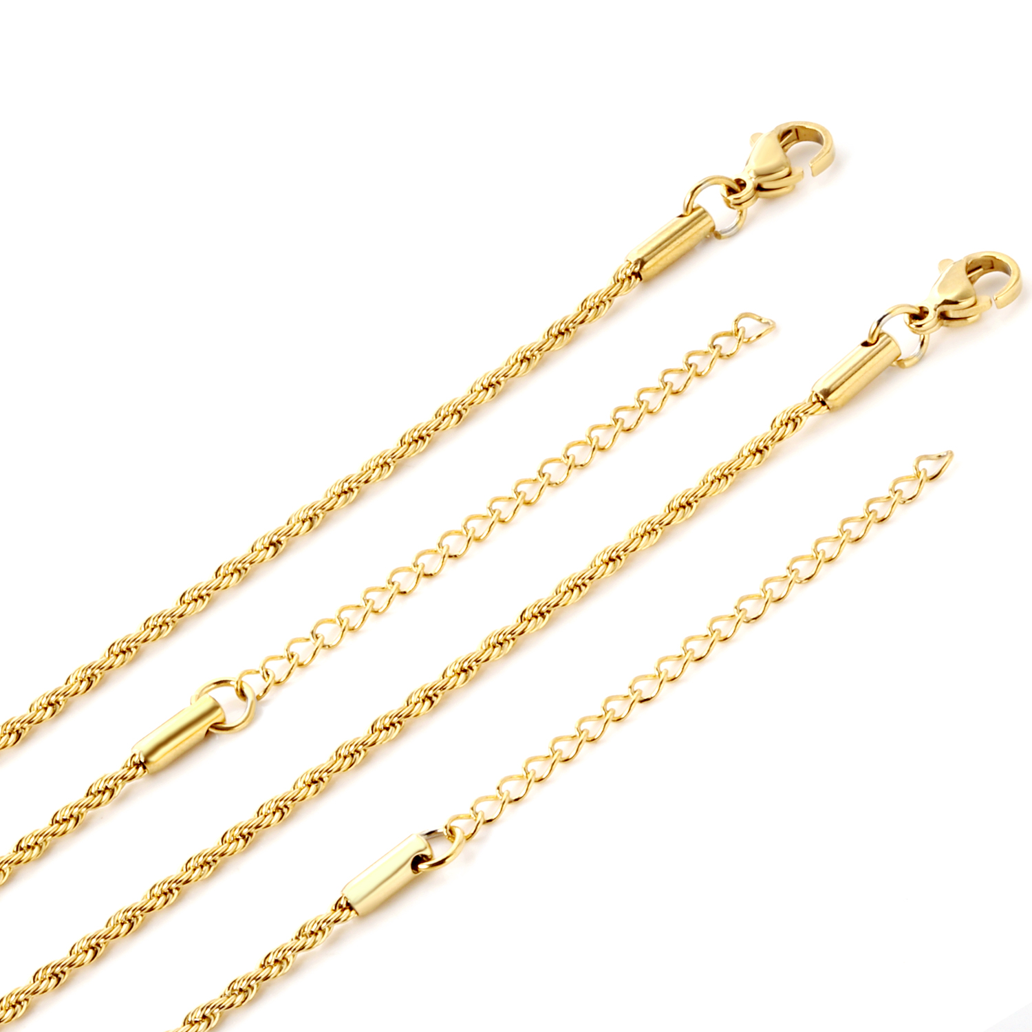 10pcs 2mm 45+5cm Rope Necklace - огляд і ціна Jewelry Making Singapore
