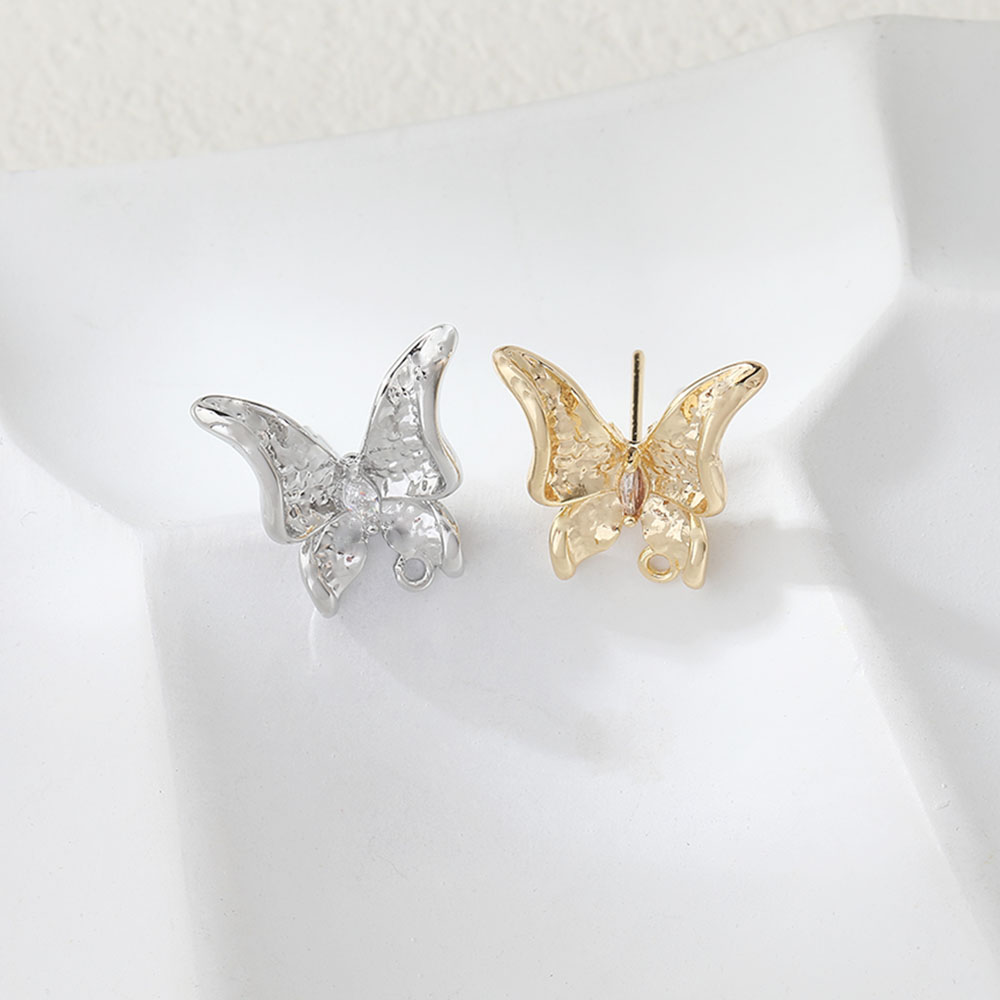 2PCS Dainty Butterfly Ear Stud - огляд і ціна Jewelry Making Charms