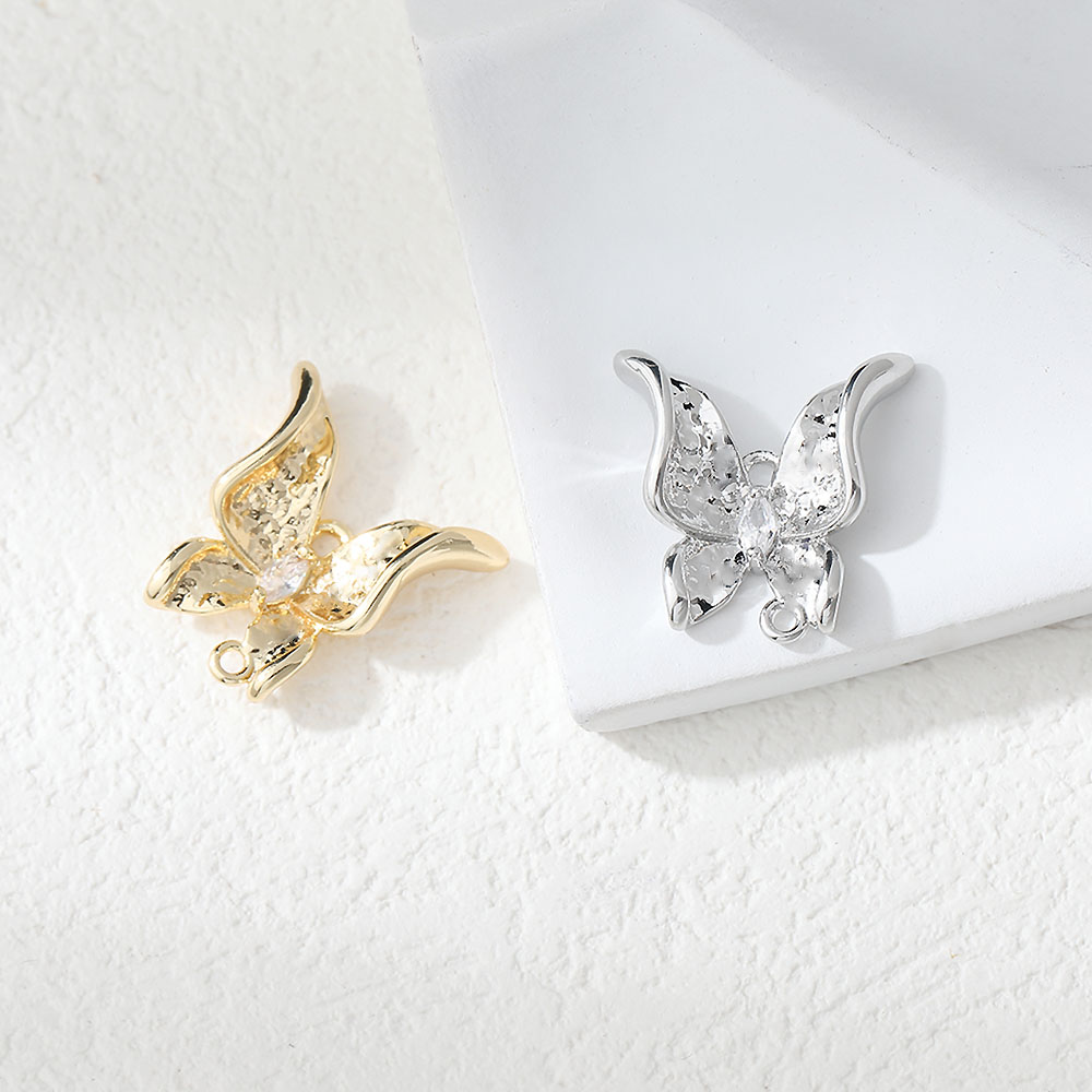 2PCS Dainty Butterfly Ear Stud - огляд і ціна Jewelry Making Charms