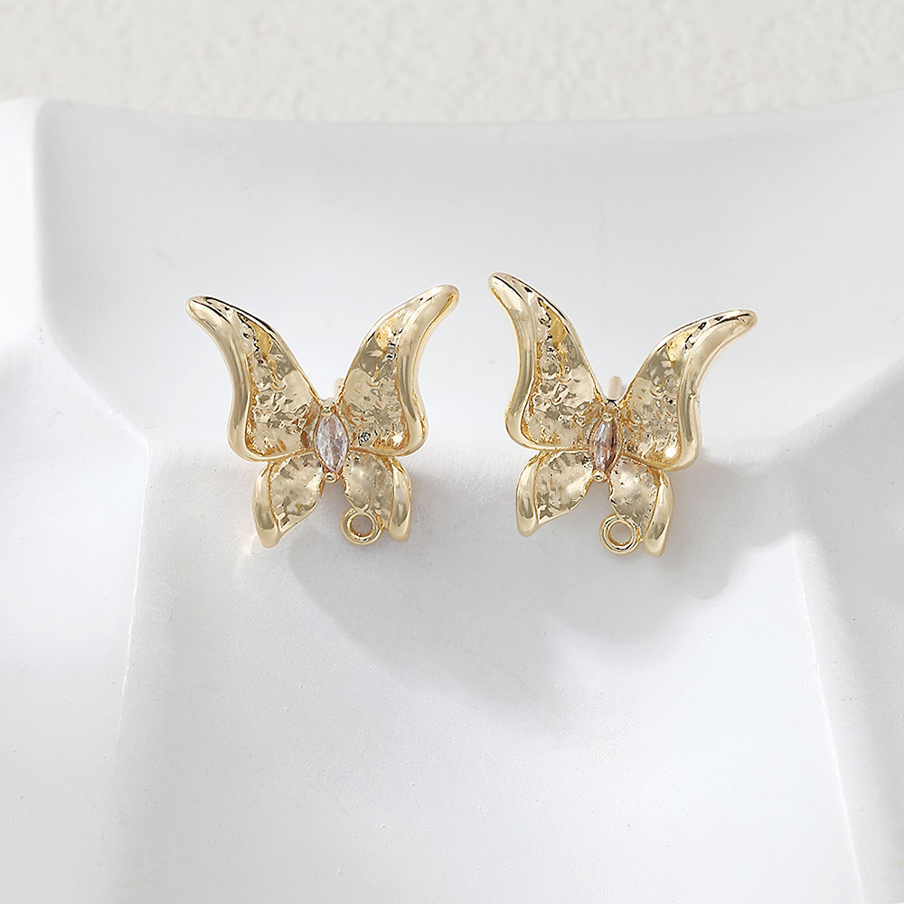 2PCS Dainty Butterfly Ear Stud - огляд і ціна Jewelry Making Charms