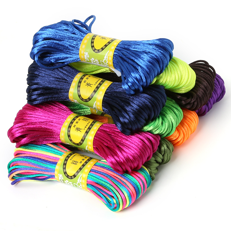 2.5mm 20m Satin Rattail Silk M - огляд і ціна Knotting Cord Silk