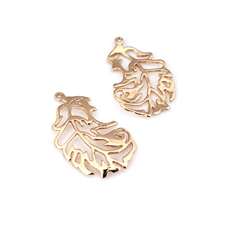 18K Gold Color Brass Feather S - огляд і ціна Jewelry Making Store