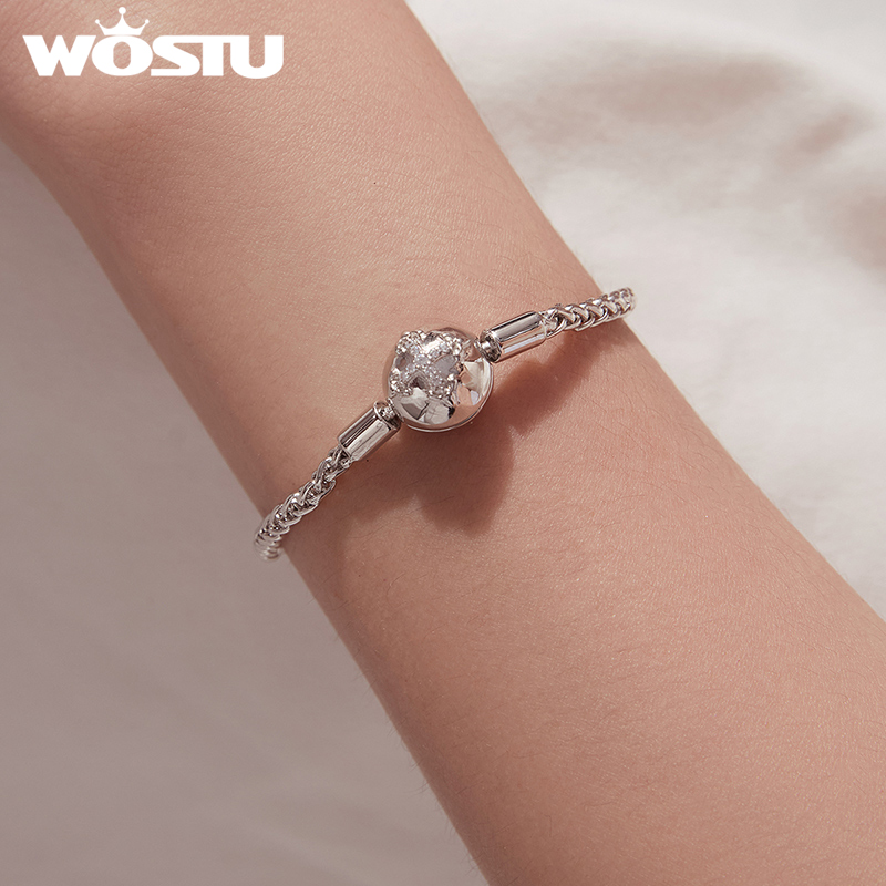 WOSTU Platinum Plated Sparklin - огляд і ціна Jewelry Making Singapore