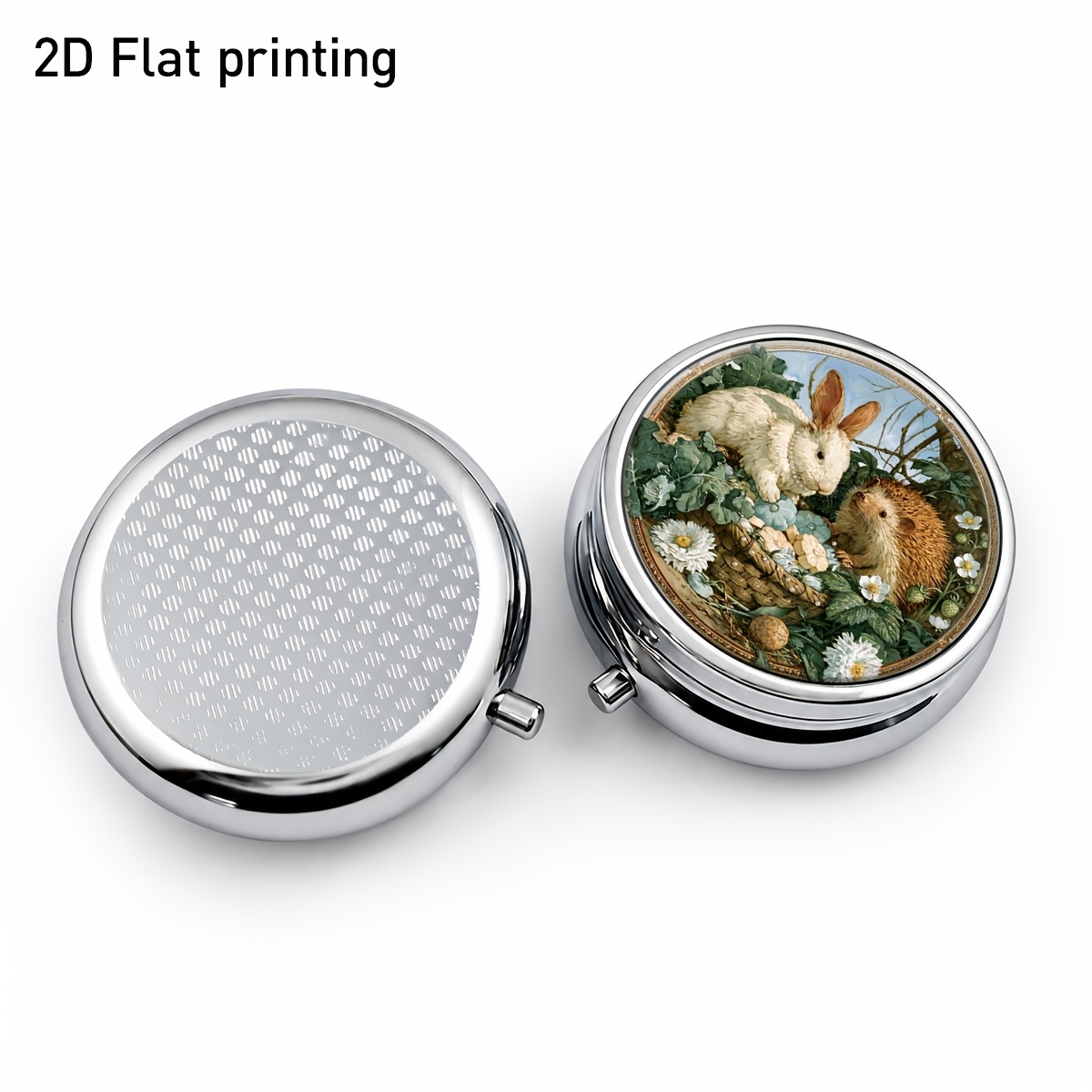 Floral Basket with White Rabbi - огляд і ціна Jewelry Making Store