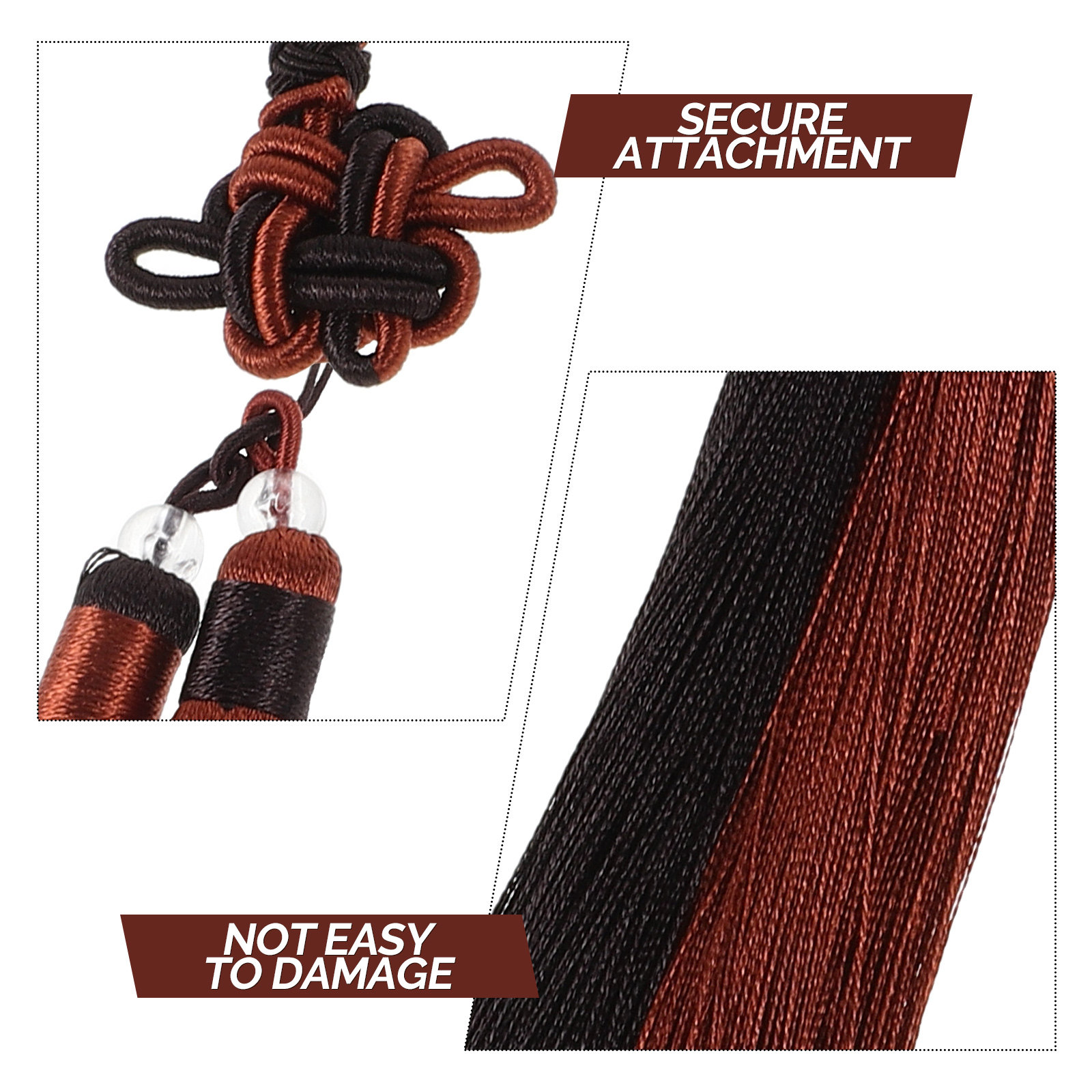2Pcs Chinese Sword Tassel Silk - огляд і ціна Knotting Cord Silk