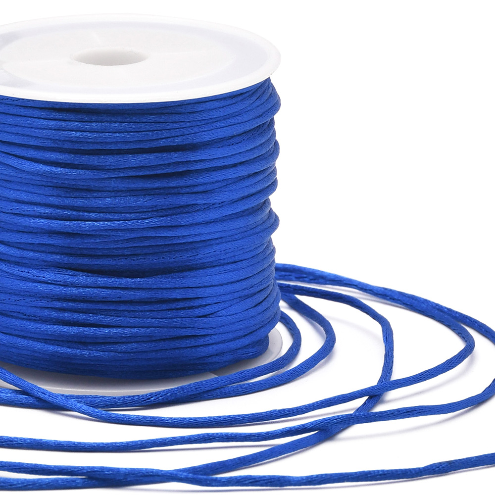 1.5mm Crafts Satin Rattail Cor - огляд і ціна Knotting Cord Silk