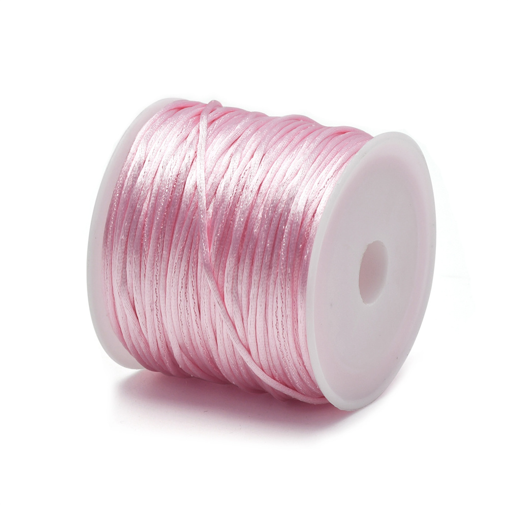 1.5mm Crafts Satin Rattail Cor - огляд і ціна Knotting Cord Silk