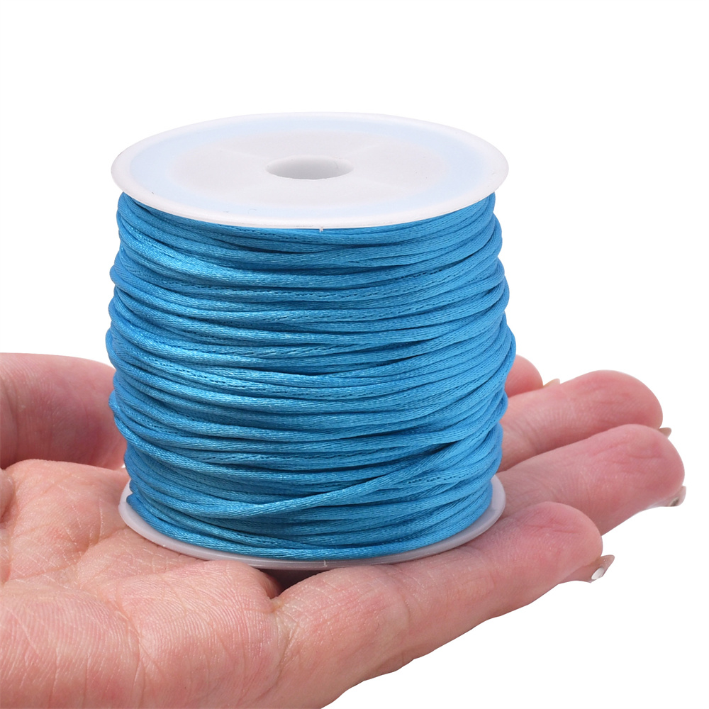 1.5mm Crafts Satin Rattail Cor - огляд і ціна Knotting Cord Silk