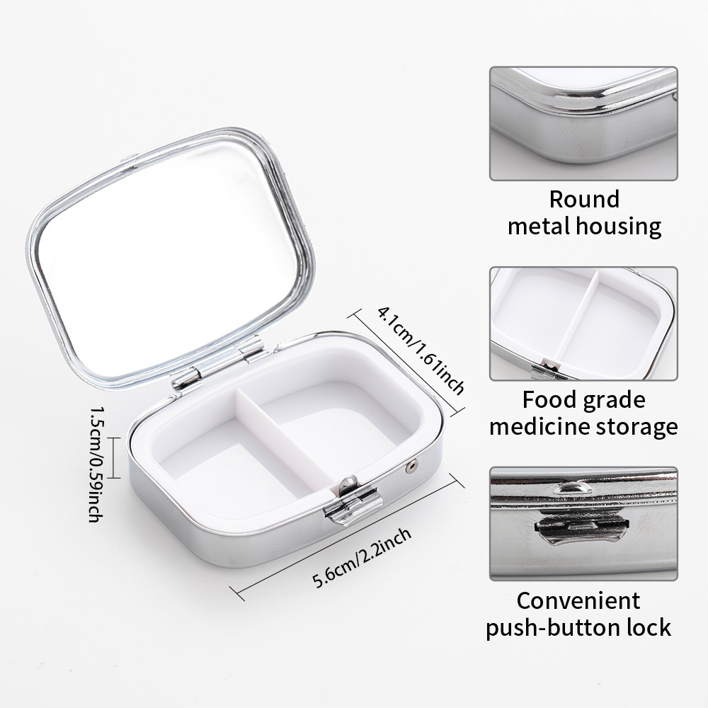 1 Heart-Shaped Mini Pill Box,  - огляд і ціна Jewelry Making Store