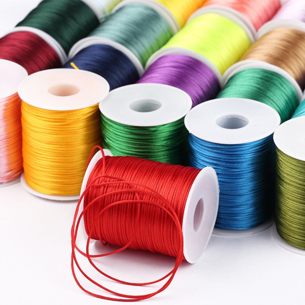 100m Craft String 1.5mm Satin  - огляд і ціна Knotting Cord Silk